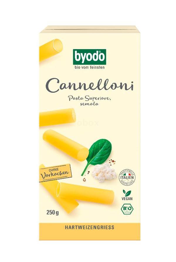 Produktfoto zu Byodo Cannelloni semola - 250g