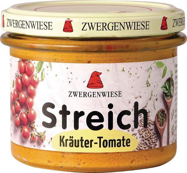 Produktfoto zu Zwergenwiese Streich Kräuter Tomate - 180g