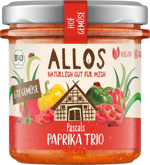 Produktfoto zu Allos Hofgemüse Paprika Trio - 135g