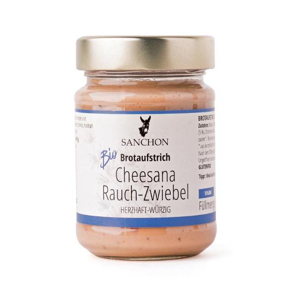 Produktfoto zu Sanchon Brotaufstrich Cheesana Rauch Zwiebel - 170g