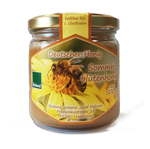 Produktfoto zu Sommerblüten-Honig - 500g