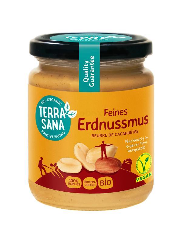 Produktfoto zu TerraSana Erdnussmus fein - 250g