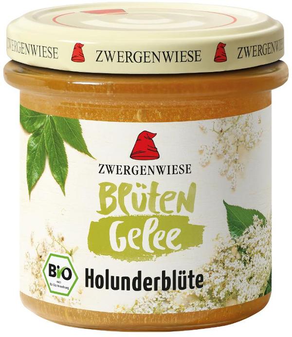 Produktfoto zu Zwergenwiese Fruchtgelee Holunderblüte - 160g