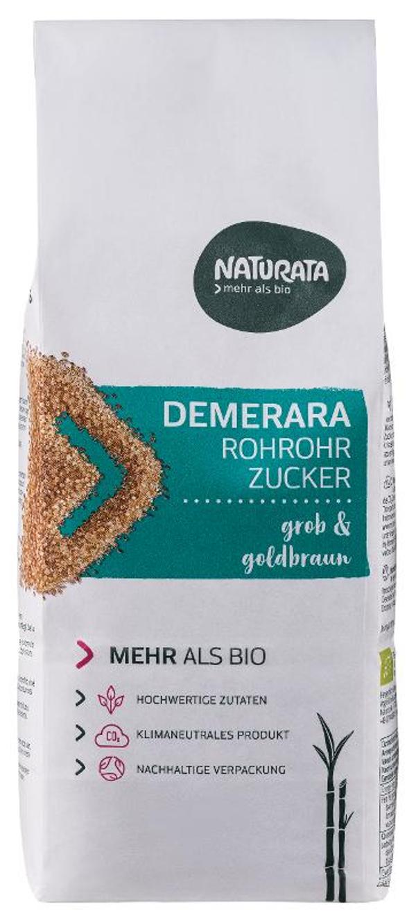 Produktfoto zu Naturata Demerara Rohrohrzucker (brauner Zucker) - 500g