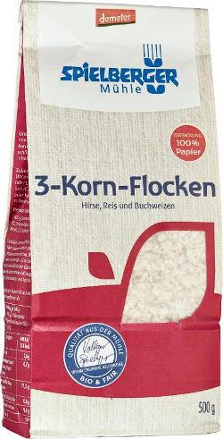 Spielberger 3 Korn Flocken - 500g