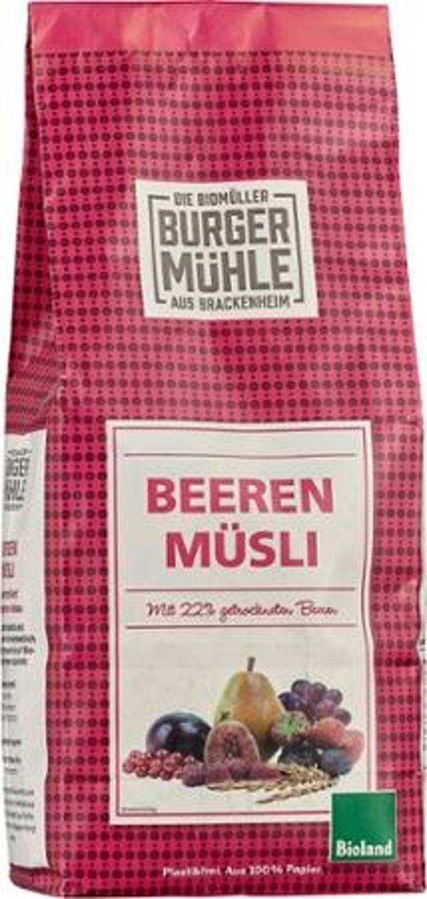 Produktfoto zu Burger Mühle Beerenmüsli - 750g