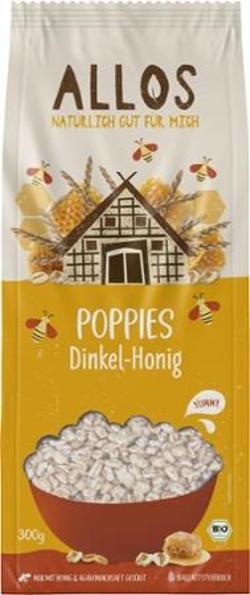 Allos Dinkel Honig Poppies - 300g