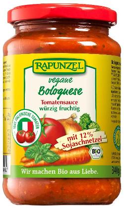 Rapunzel Tomatensauce Bolognese, vegetarisch - 330ml
