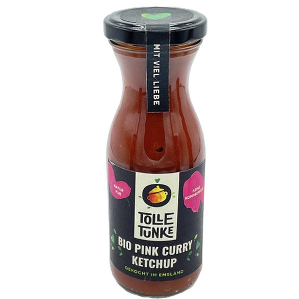 Produktfoto zu Tolle Tunke Bio Pink Curry Ketchup - 250ml
