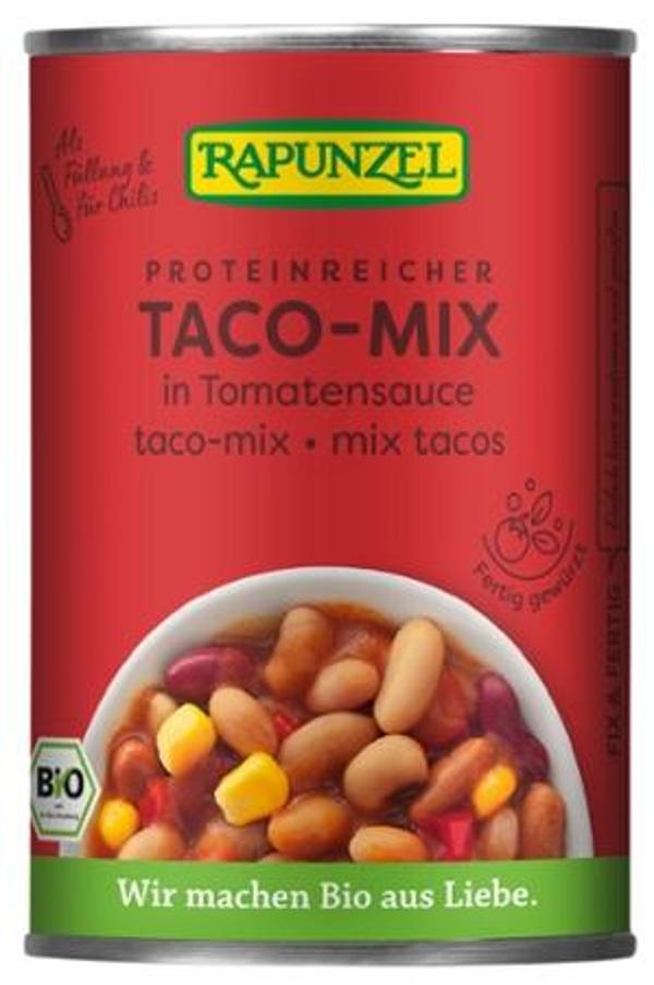 Produktfoto zu Rapunzel Taco-Mix in der Dose - 400g