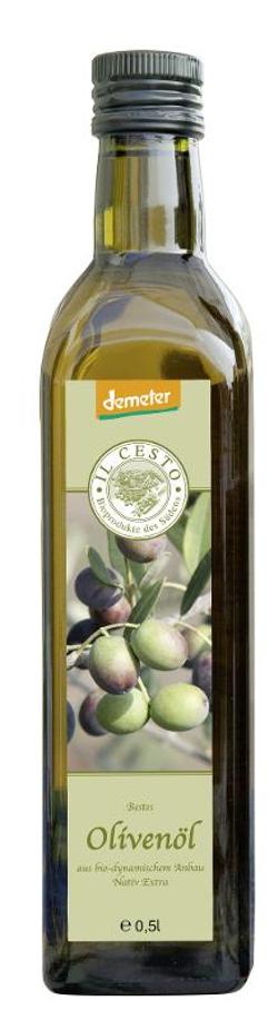 Il Cesto Olivenöl nativ extra demeter - 0,5l