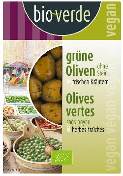 Bio Verde Grüne Oliven - 150g