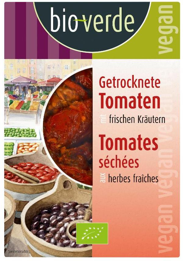 Produktfoto zu Bio Verde Getrocknete Tomaten gekräutert - 130g
