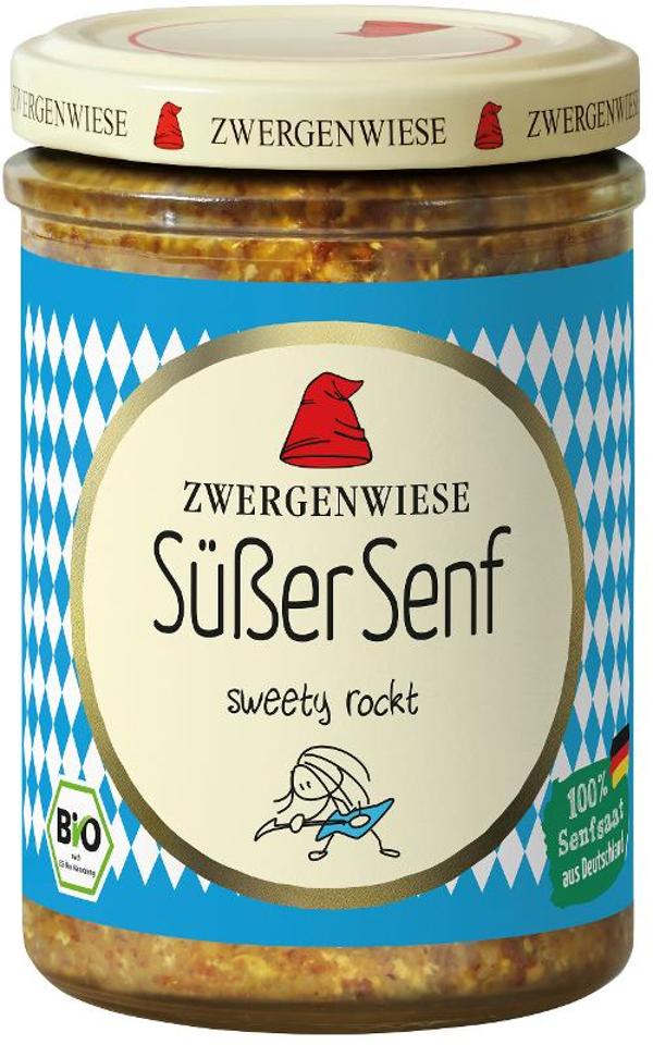 Produktfoto zu Zwergenwiese Süßer Senf - 160ml