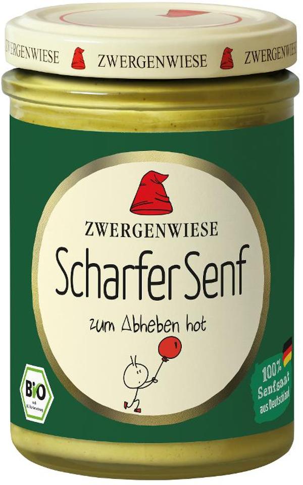 Produktfoto zu Zwergenwiese Scharfer Senf - 160ml