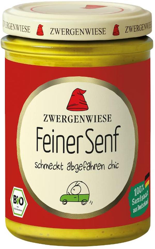 Produktfoto zu Zwergenwiese Feiner Senf - 160g