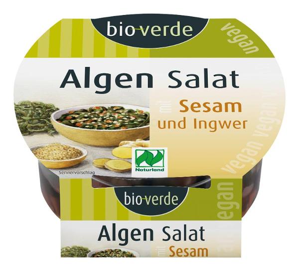 Produktfoto zu Bio Verde Algen-Salat mit Sesam & Ingwer - 100g