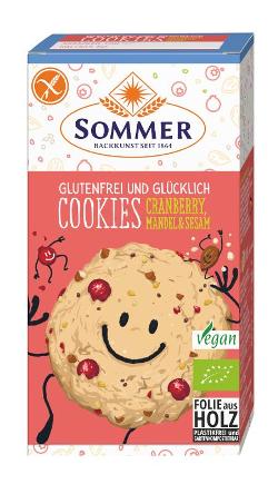 Sommer Cookies Cranberry Mandel & Sesam - 125g