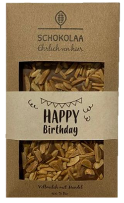 Schokolaa Happy Birthday - 100g