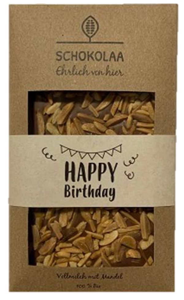 Produktfoto zu Schokolaa Happy Birthday - 100g
