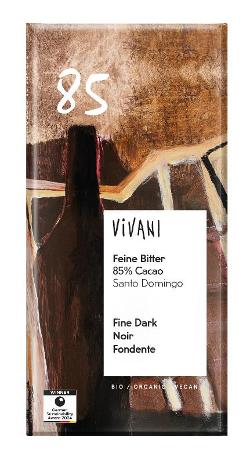 Vivani Feine Bitter mit 85% Cacao - 100g