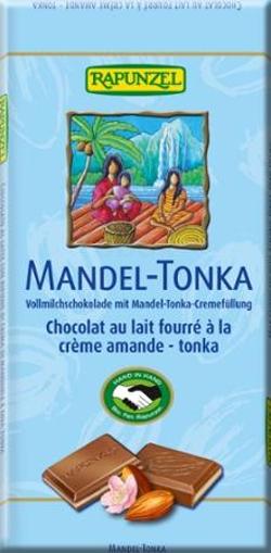 Rapunzel Vollmilch Schokolade Mandel-Tonka - 100g