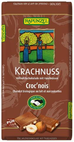 Rapunzel Krachnuss Vollmilch Schokolade - 100g