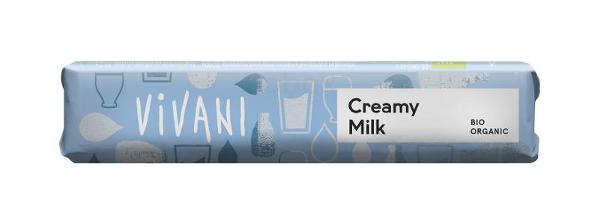 Produktfoto zu Vivani Schokoriegel Milch Crème - 35g