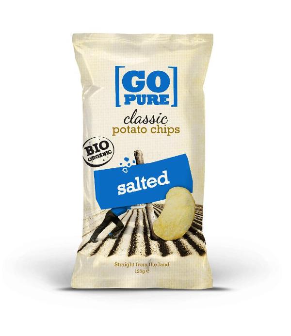 Produktfoto zu Go Pure Kartoffel Chips Meersalz - 125g