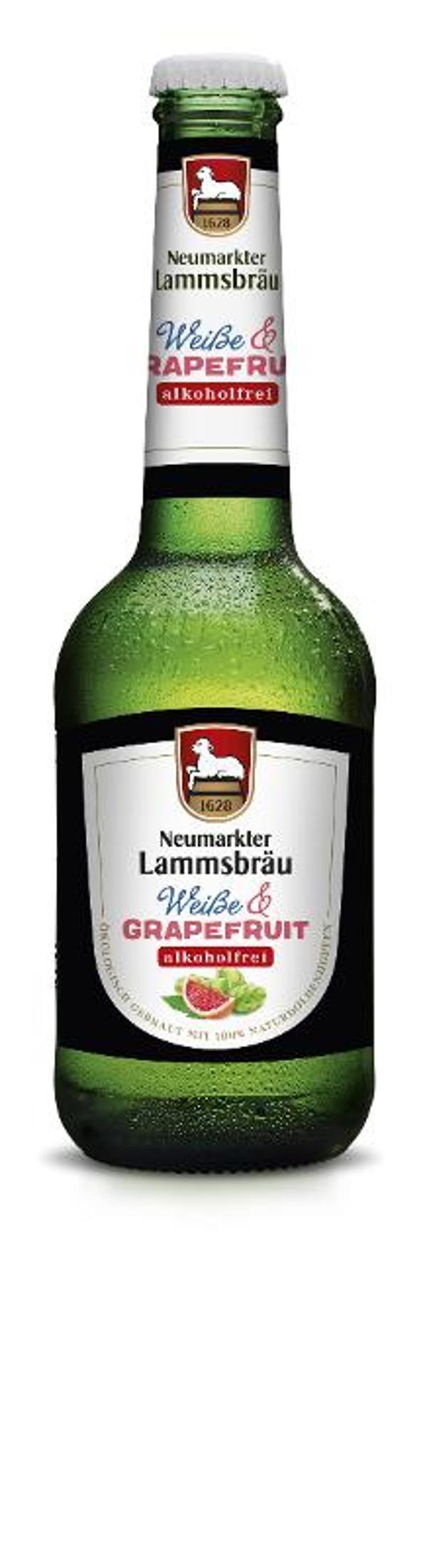 Produktfoto zu Lammsbräu Weiße Grapefruit alkoholfrei - 0,33l