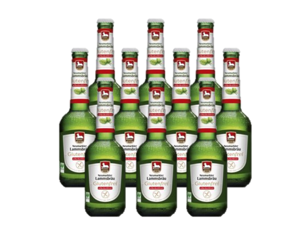 Produktfoto zu Lammsbräu alkohol- & glutenfrei - 10 x 0,33l