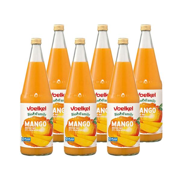 Produktfoto zu Voelkel family Mango - 6 x 1l