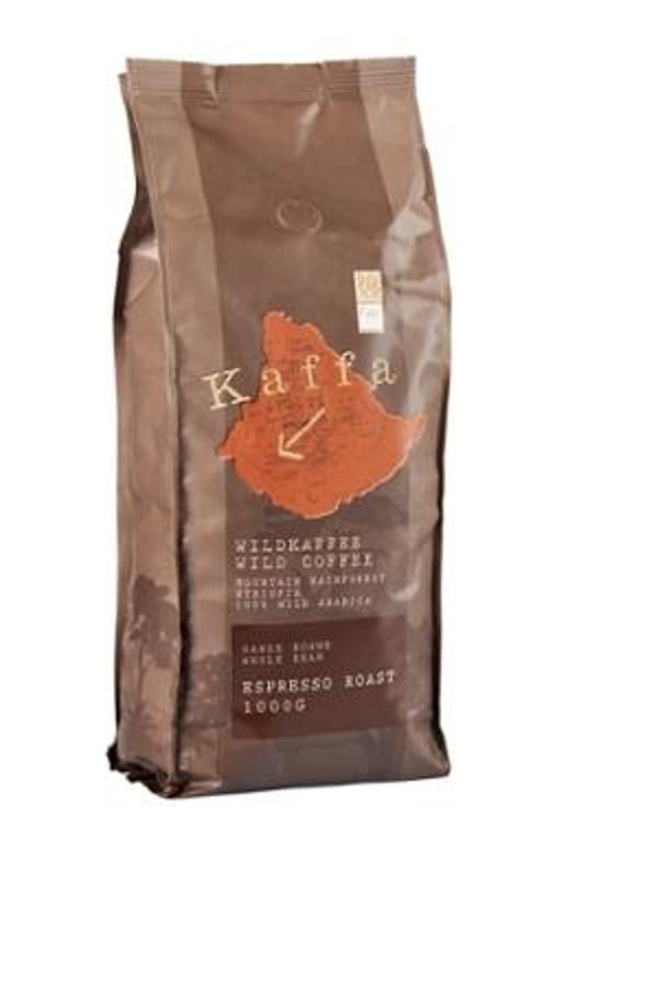 Produktfoto zu Kaffa - Wildkaffee Espresso ganze Bohne - 1kg
