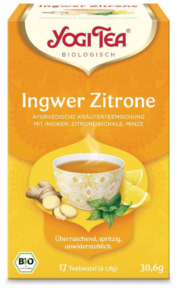 Produktfoto zu Yogi Tea Ingwer Zitronen Tee - 17 x 1,8g