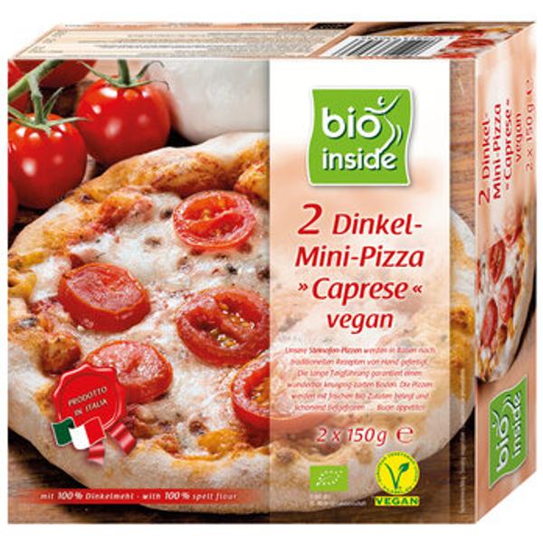 Produktfoto zu TK - Dinkel-Mini-Pizza Caprese vegan - 2 Stück