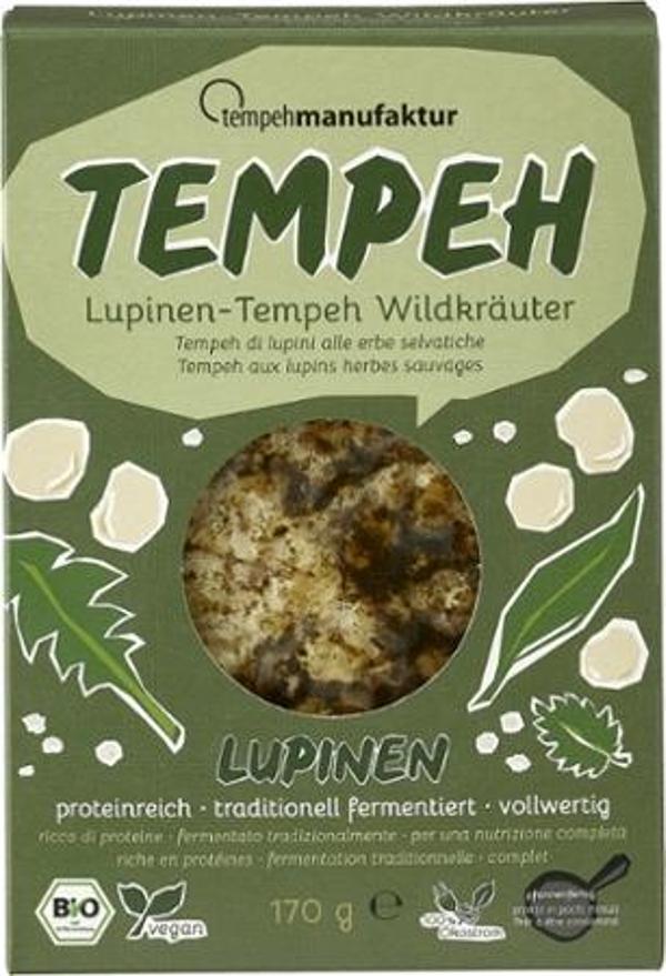 Produktfoto zu Tempeh Lupinen Wildkräuter - 170g