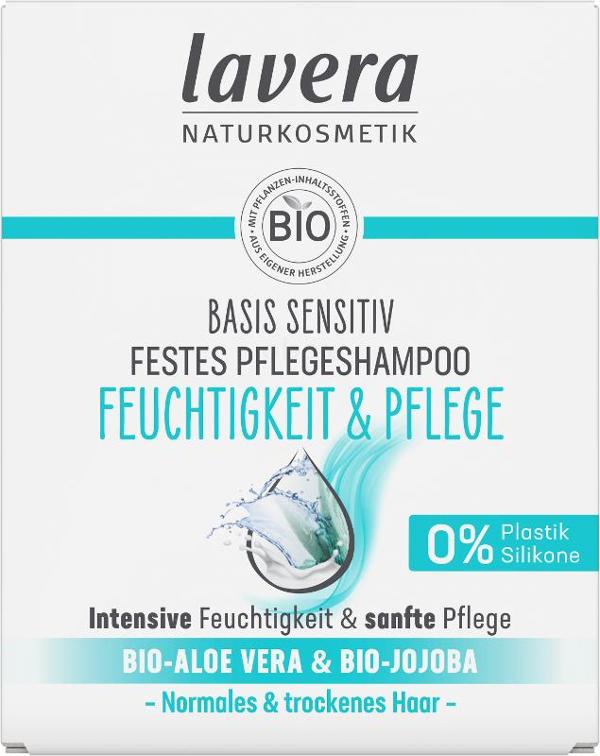 Produktfoto zu Lavera Festes Pflegeshampoo Feuchtigkeit - 50g