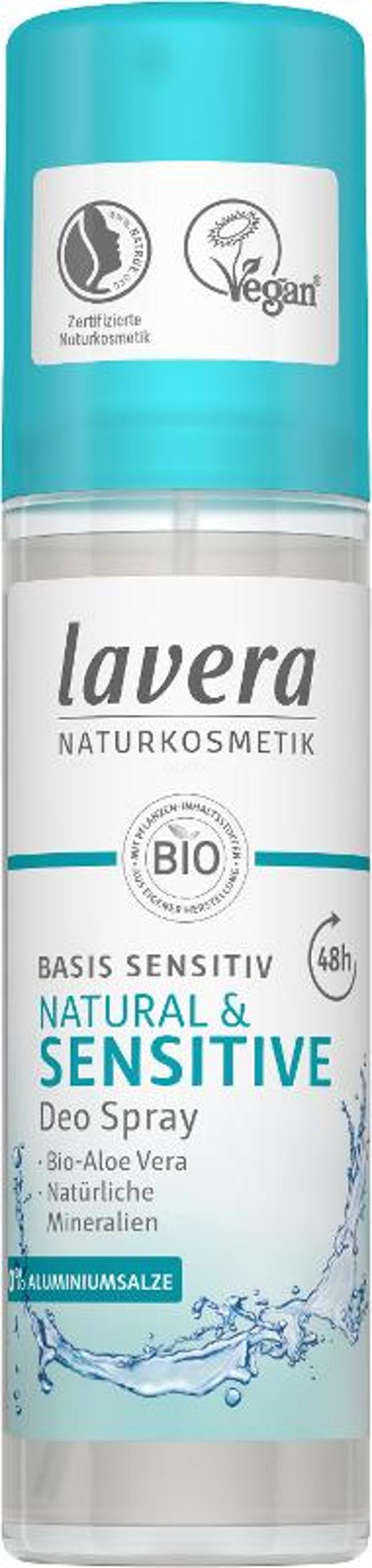 Produktfoto zu Lavera Deo Spray - basis sensitiv - 75ml