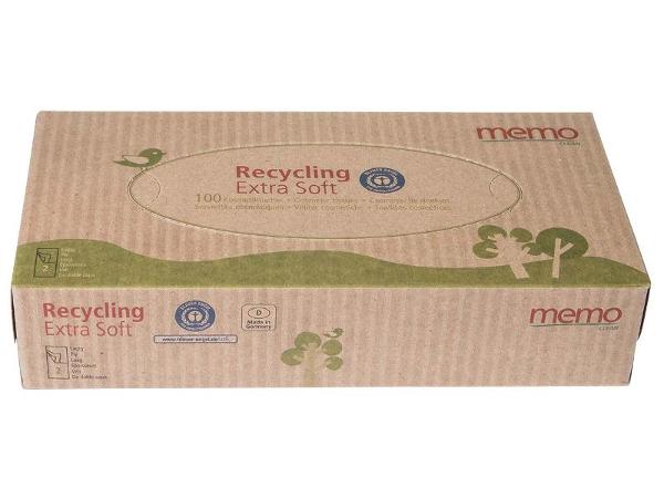 Produktfoto zu Kosmetiktücher Recycling 2-lagig