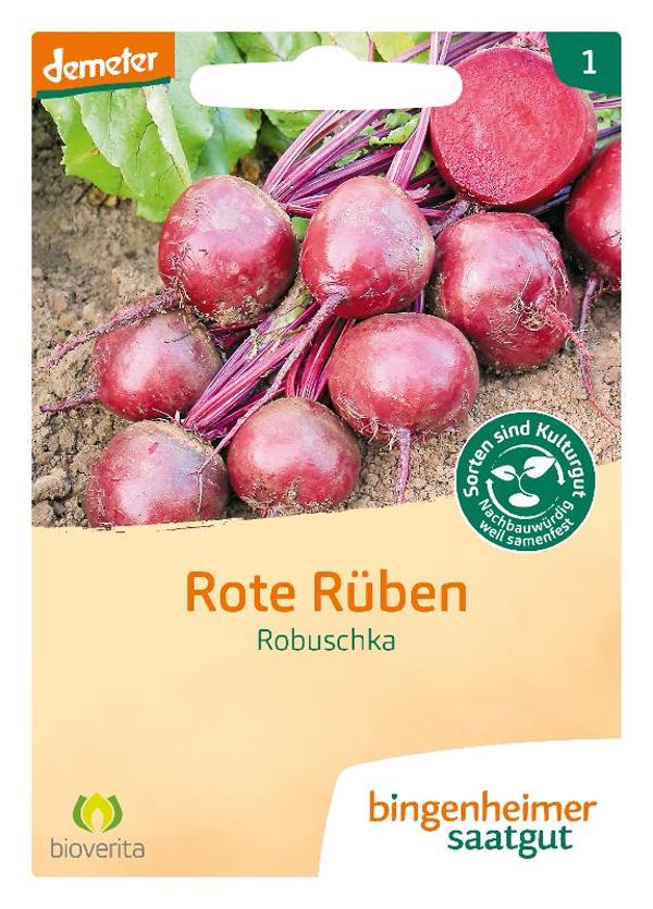Produktfoto zu Saatgut - Rote Bete Robuschka