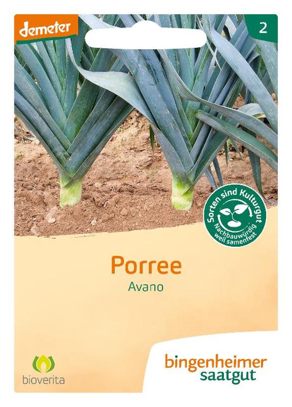 Produktfoto zu Saatgut - Porree Avano