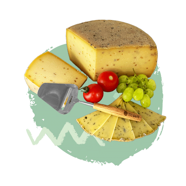 Produktfoto zu Käsehobel mit Eichenholzgriff