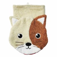 Waschlappen Katze groß