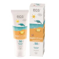 ECO Sonnenlotion neutral LSF 50 - 125ml mit Bio Aloe Vera, Bio Granatapfelkernöl
