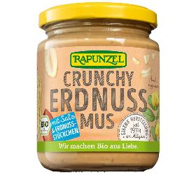 Rapunzel Erdnussmus Crunchy mit Salz - 250g