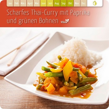 Scharfes Thai-Curry mit Paprika & grünen Bohnen