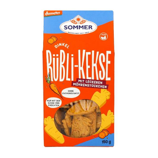 Produktfoto zu Dinkel Rübli Kekse