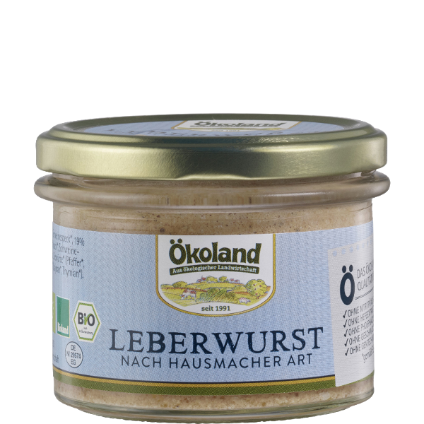Produktfoto zu Leberwurst Hausmacher Art Gourmet Qualität im Glas