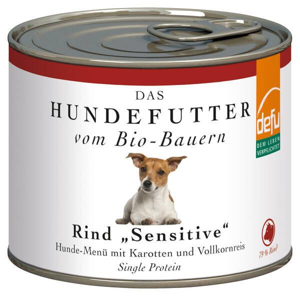Produktfoto zu Hund Rind Sensitive 200g