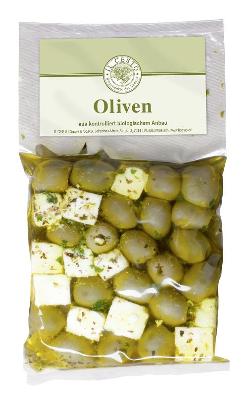 Feta-Oliven-Mix, mariniert